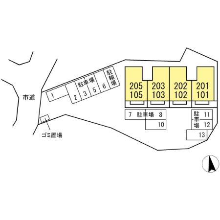 マリアージュの区画図