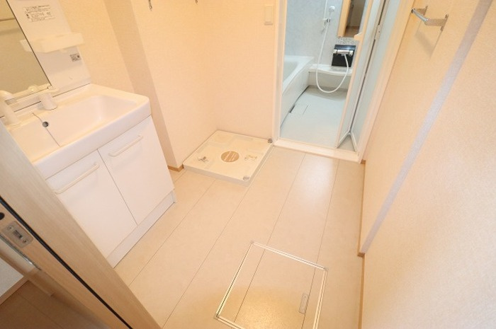 ペアの洗面所|洗面所 洗髪洗面化粧台あり