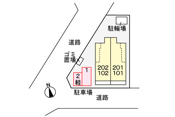 ソフィアＮ・Ⅲの駐車場|駐車場