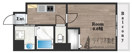 ワールドアイ大阪城EASTⅡの間取り
