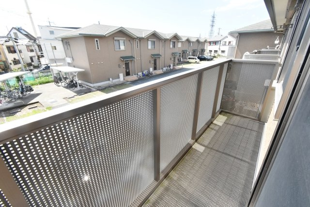 フレッツァ西宮堤町のバルコニー