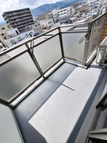 ベルエアー江上のバルコニー