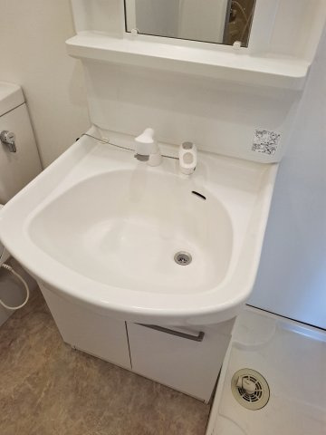 ベルエアー江上の洗面所