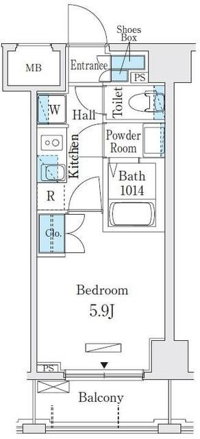 オープンブルーム横浜の間取り