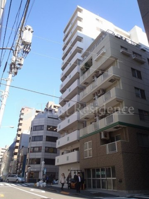 【外観】 | 銀座レジデンス参番館 | オートロック、モニター付きインターホン、ディンプルキー、敷地内ゴミ置き場