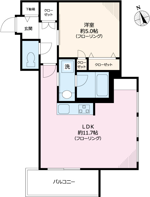 アーク千駄木の間取り