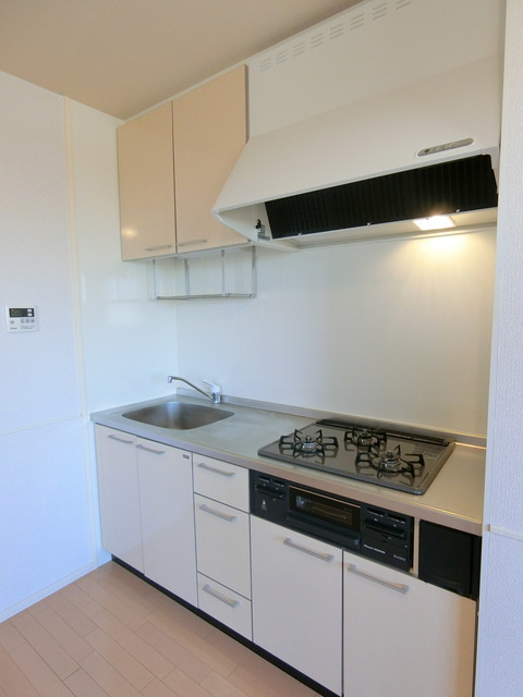 ふたばハウスのキッチン|★グリル付きガス3口システムキッチン★