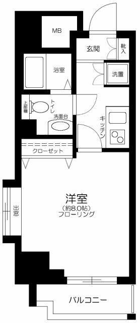 スパシエ　リーヴァ浅草の間取り