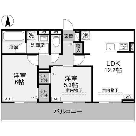【間取り】 | La Maison天川原町一丁目　B棟