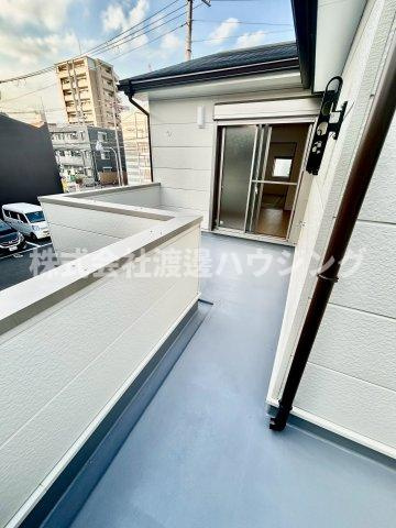 東中浜2丁目テラスハウスのバルコニー