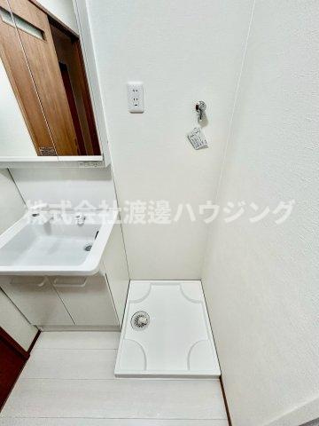 東中浜2丁目テラスハウスの設備|室内洗濯パン