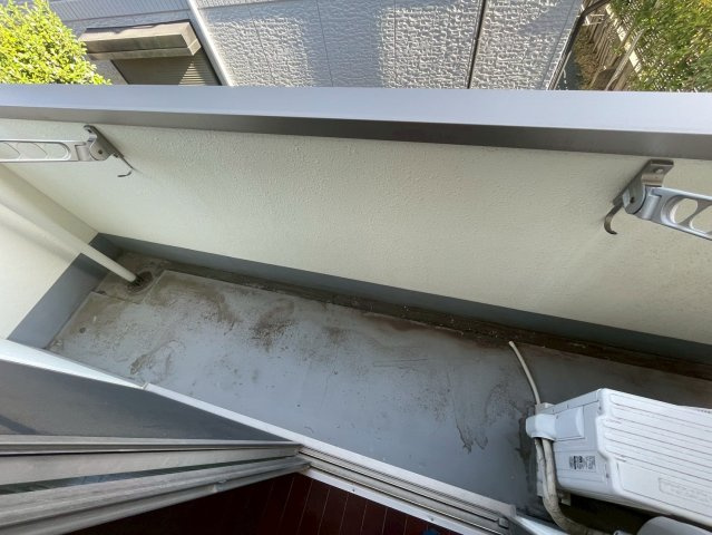 皐綾館のバルコニー