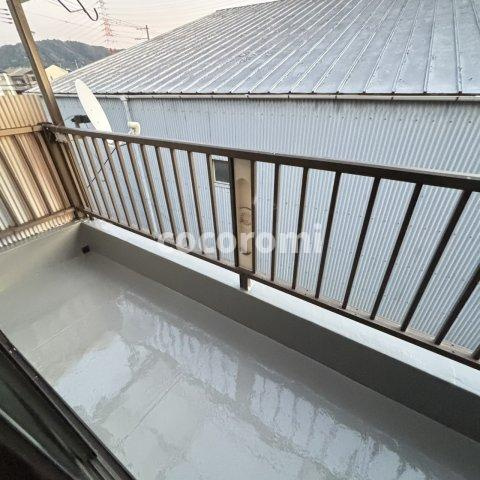北岸和田戸建のバルコニー