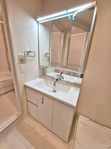 玉川野毛町パークサイドハウスCの洗面所|独立洗面台