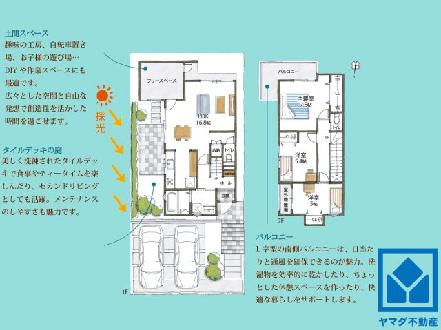 大津市大平１丁目　57号地の間取り