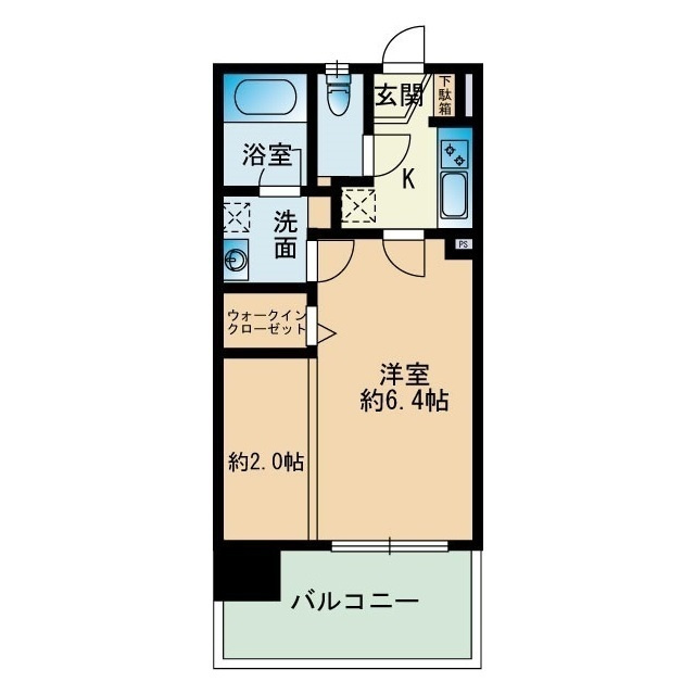 サニークレスト大濠公園の間取り