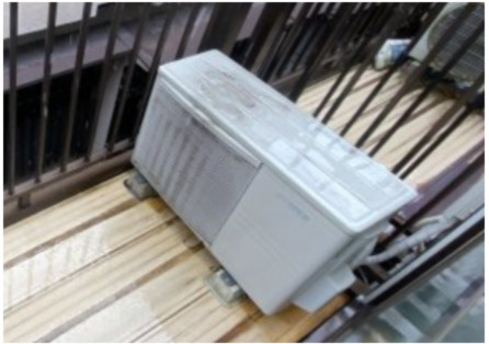 第１４紀州ハイツのバルコニー