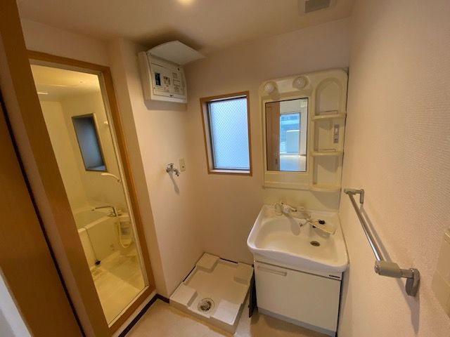 コンソラーテ薬院の洗面所