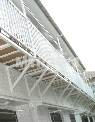 第１９紀州ハイツのバルコニー|ベランダ付きのアパートです。