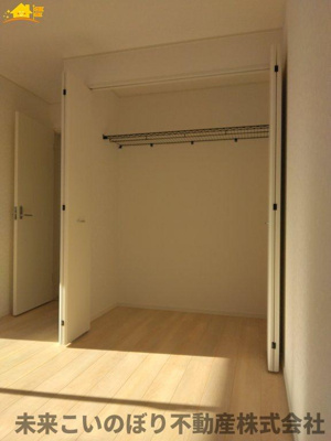 【収納】 | Cradlegarden久喜市菖蒲町菖蒲第17 | たっぷり収納力のあるクローゼットです！
余計な家具を置かずに済みます！