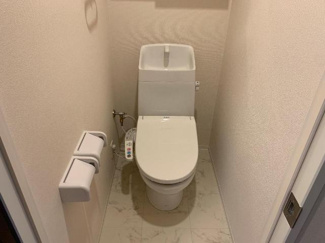 【トイレ】 | （仮称）小田原市扇町アパート新築工事 | シャワー付トイレ（イメージ）