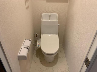 【トイレ】 | （仮称）小田原市扇町アパート新築工事 | シャワー付トイレ（イメージ）