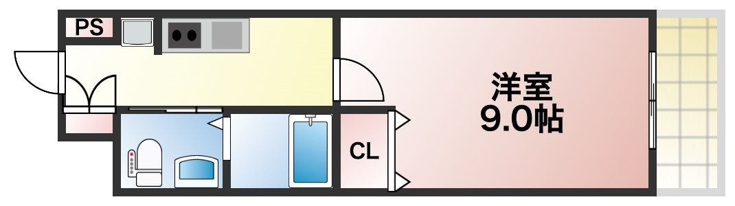 リアライズ住之江公園の間取り