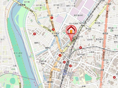 【地図】 | リバーサイド松戸