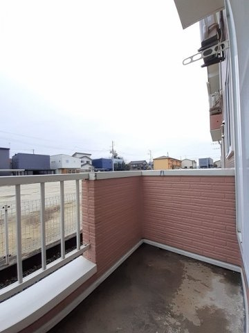 ピースフィールドのバルコニー