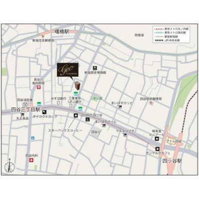 【地図】 | ジオ四谷荒木町