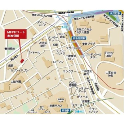 【地図】 | ＭＦＰＲコート赤坂見附