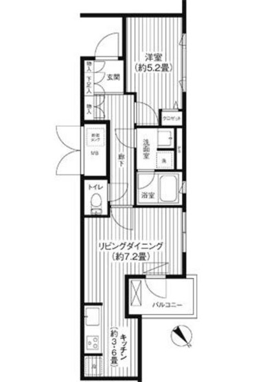 【間取り】 | コスモリード新宿余丁町
