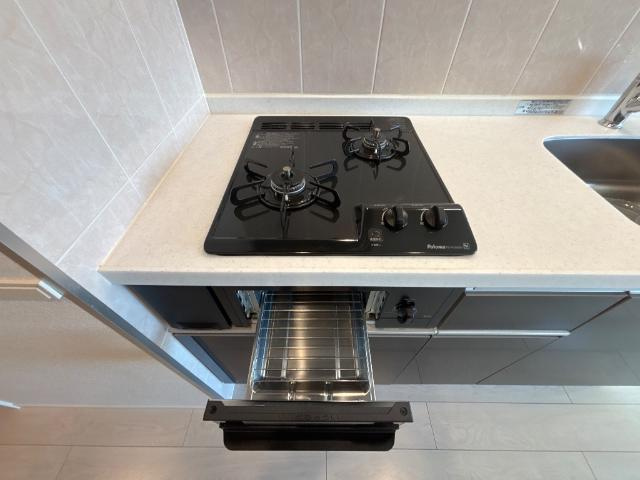 Liaisonのキッチン|2口ガスコンロ