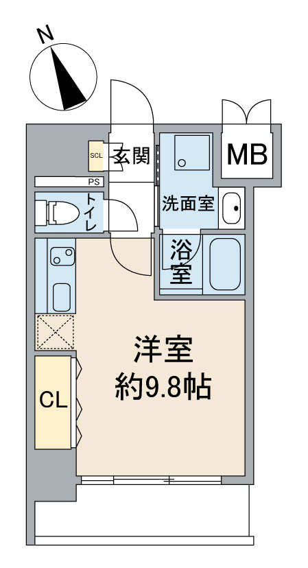 スカイコート松原の間取り