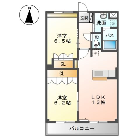 ボンヌール・さくらの間取り