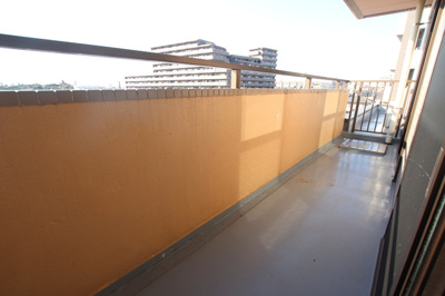 手早く洗濯物が干せるバルコニー