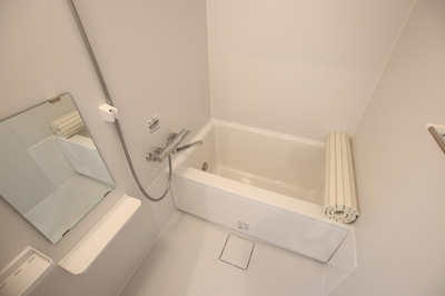 経済的な追い焚き機能が付いたバスルーム