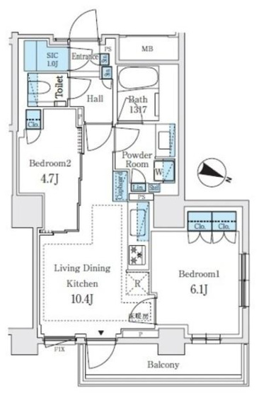 【間取り】 | パークホームズ文京白山ヒルテラス