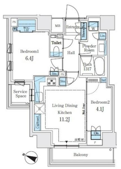 【間取り】 | パークホームズ文京白山ヒルテラス