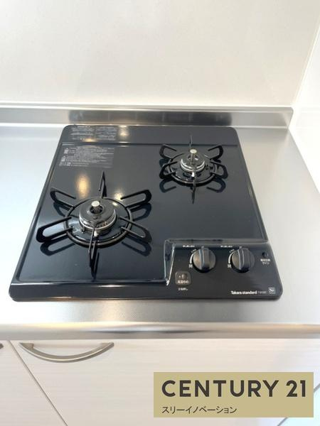 エグゼ大阪CITYアインツのキッチン|★２口ガスコンロ★