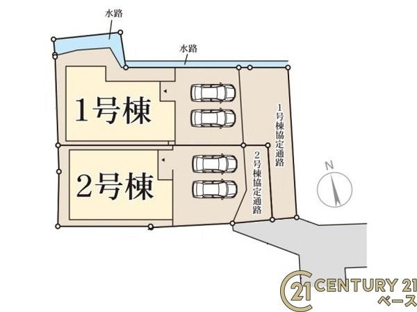 リーブルガーデン高畑町 ２号棟 ／新築一戸建の区画図|■こちらの物件は２号棟です！■