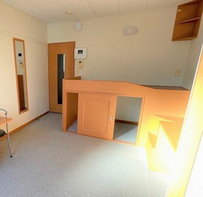 【その他】 | レオパレスボヌールⅡ | 造付けベッド