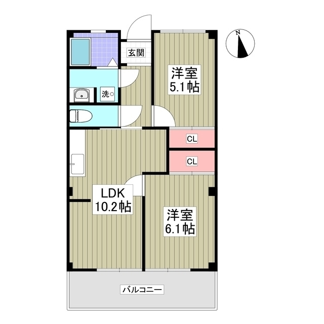 5thマンションの間取り