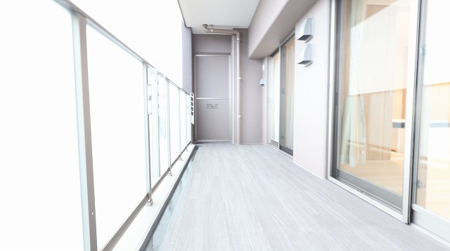 アルファステイツ西福原のバルコニー