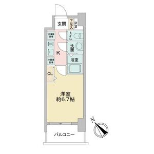 アステリ鶴舞エーナの間取り