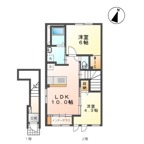 ロッシュ　メゾンの間取り
