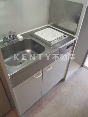 【キッチン】 | スペーシア池上 | コンパクトなキッチンで掃除もラクラク