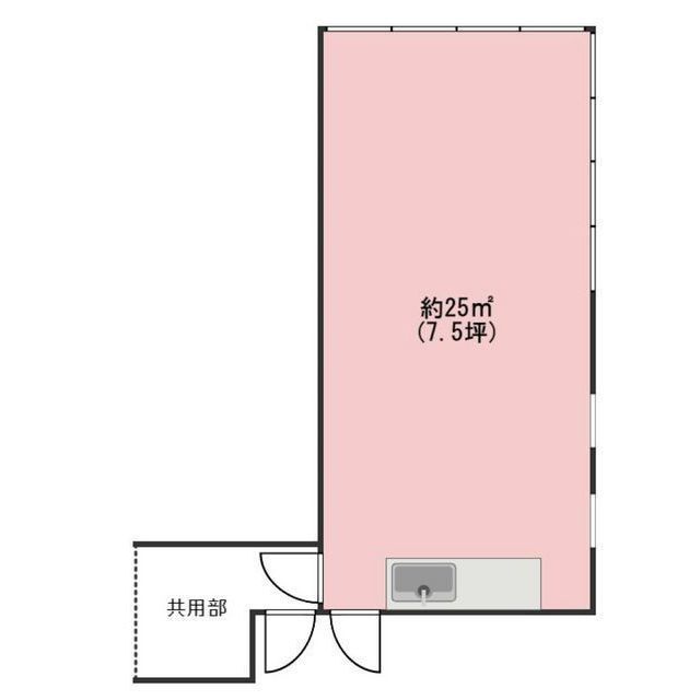 島栄町銀座ビルの間取り