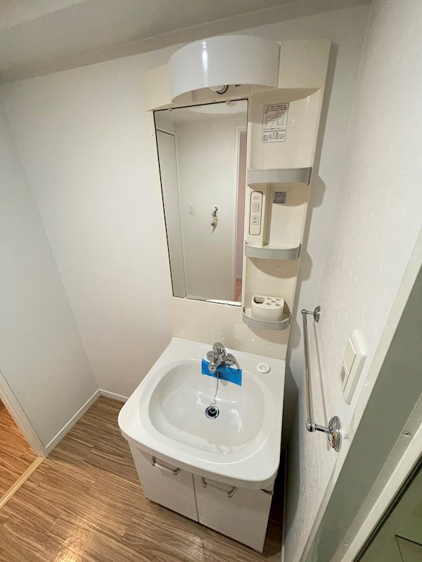 エンクレスト渡辺通Ⅱの独立洗面台