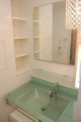 プレサンスNEO中之島公園の洗面所|プレサンスNEO中之島公園　独立洗面化粧台